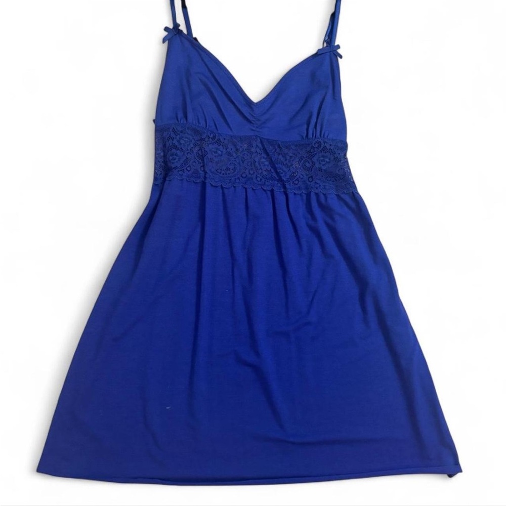 Vintage Y2K lace babydoll night gown mini dress